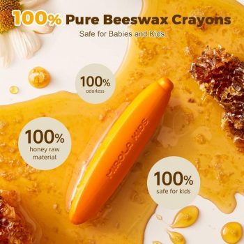 Crayón Banana Jarmelo elaborado con cera de abeja