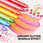 Crayones Suaves Glitter Lavables Jarmelo – 24 uds.