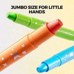Crayones Suaves Glitter Lavables Jarmelo – 24 uds.
