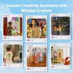 Crayones para Cristal Jarmelo – 6 uds. Lavables
