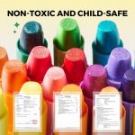 Crayones Suaves Glitter Lavables Jarmelo – 24 uds.