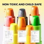 Crayones Suaves Glitter Lavables Jarmelo – 24 uds.