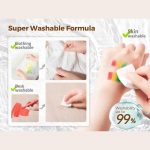 Crayones Suaves Glitter Lavables Jarmelo – 24 uds.