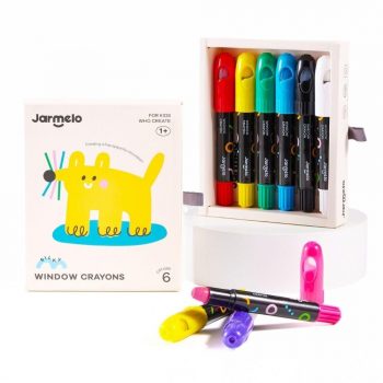 Crayones para cristal Jarmelo lavables 6 unidades