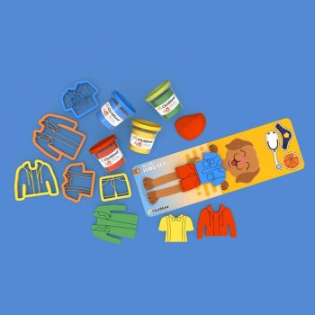 Moldes y accesorios de plastilina Paw Pals Hero Max para profesiones