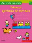 Cuaderno Primeros ejercicios de escritura 4-5 años de la colección Aprendo jugando de Combel