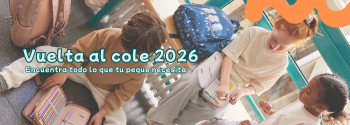 Vuelta al cole 2026 con material escolar para niños