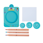 Espirógrafo infantil Hape en uso