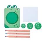 Espirógrafo infantil Hape en uso
