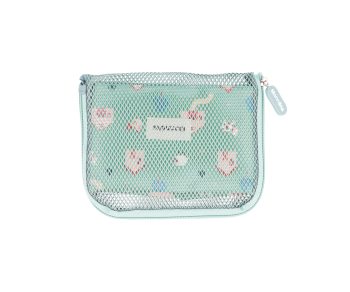 Bolsa de rejilla verde menta de la manta de circuito Holidays de Monnëka.