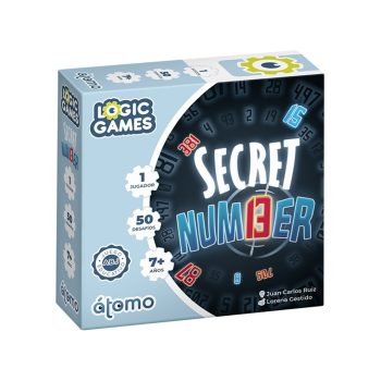 Secret Number de Átomo Games, juego de lógica matemática para niños desde 7 años