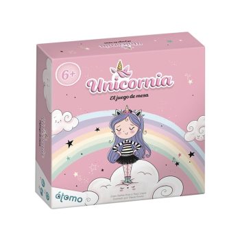 Juego de mesa Unicornia de Átomo Games para niños desde 6 años
